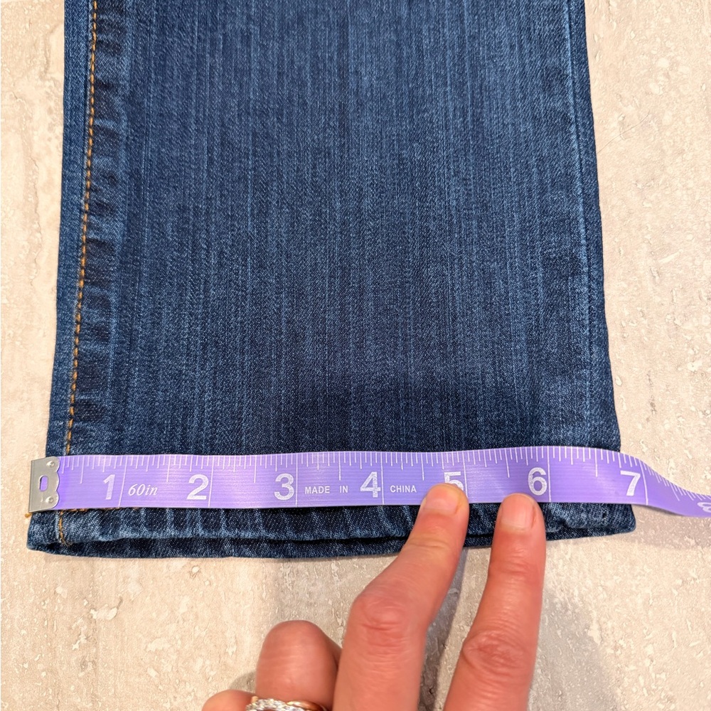Lauren Ralph Lauren Dark Blue Straight Leg Jeans - Picture 7 of 16